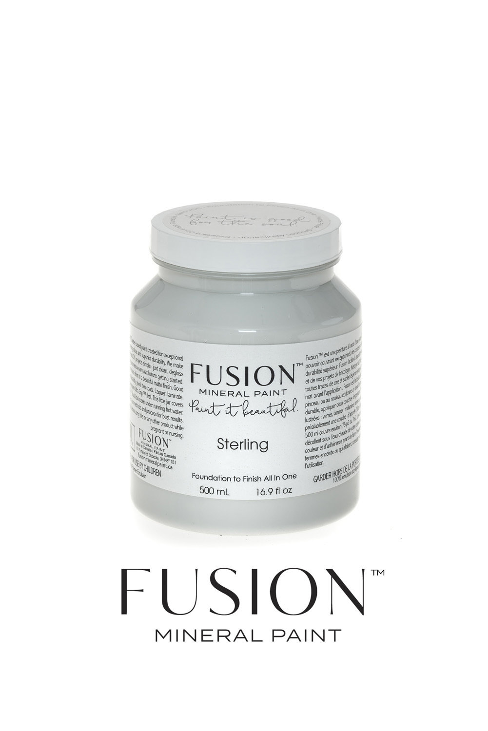How to use Sterling Fusion Mineral Paint as a transition color and color blocker! #thetreasuredhome #fusionmineralpaint #furniturepaintingtechniques #howtopaintwhitefurniture #colorblocker